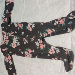 Carter's Grey Flower Pajamas
